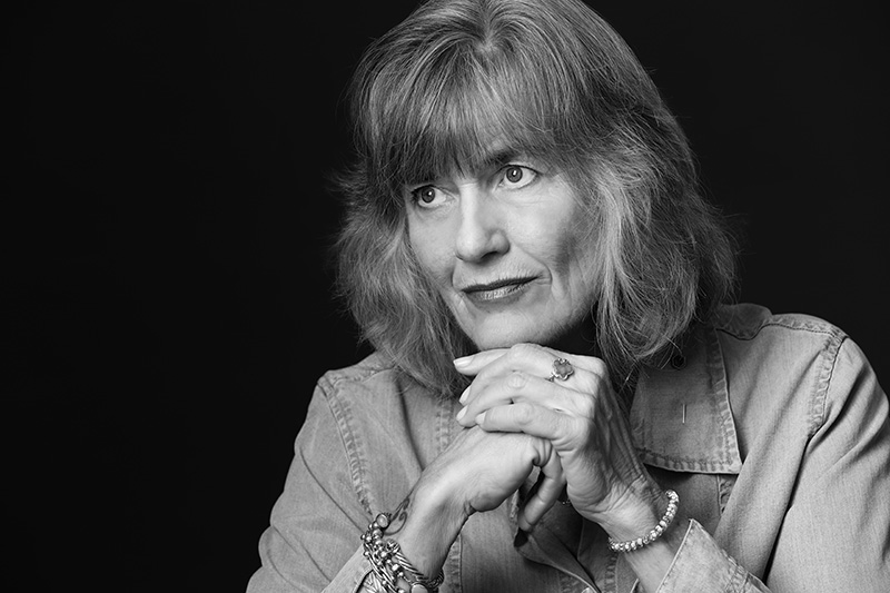 black and white portrait of Suzanne Nielsen